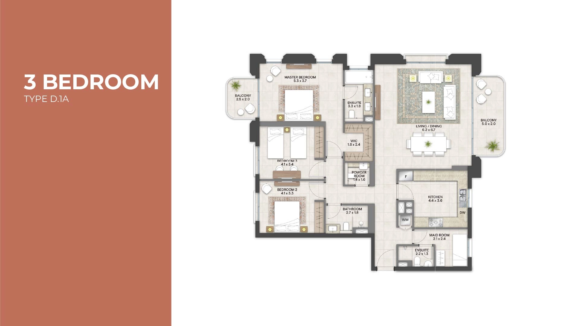 3 BR